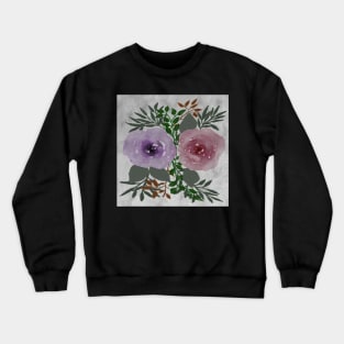 Pink & Purple Watercolor Graphic Design Home Decor & Gifts Crewneck Sweatshirt